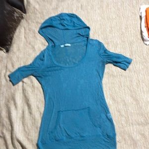 Burnout Teal Tunic